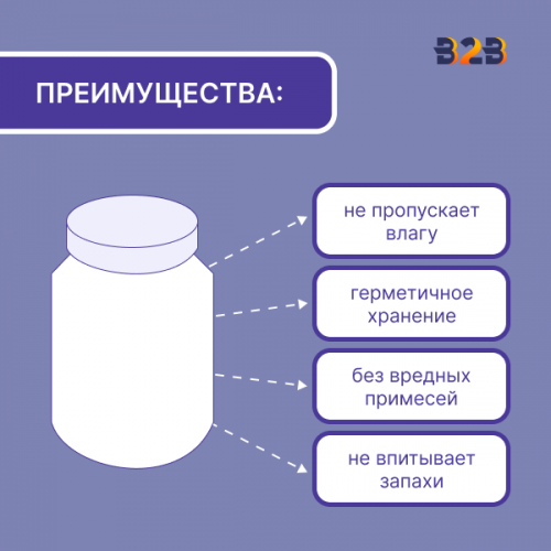 Пластиковая банка для меда 450 мл