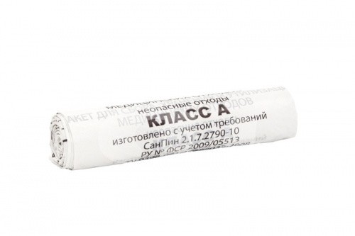 Пакеты для медицинских отходов, класс А, 60л. (100 шт.)